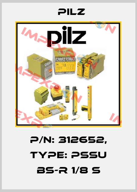 p/n: 312652, Type: PSSu BS-R 1/8 S Pilz