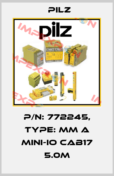 p/n: 772245, Type: MM A MINI-IO CAB17 5.0m Pilz