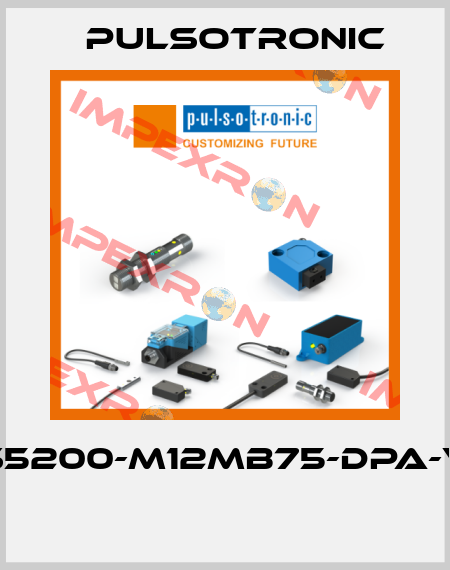 KOES5200-M12MB75-DPA-V2-IR  Pulsotronic