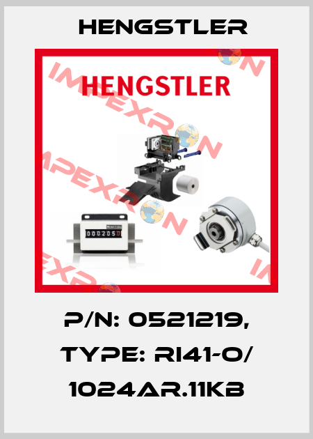 p/n: 0521219, Type: RI41-O/ 1024AR.11KB Hengstler