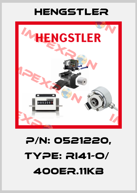 p/n: 0521220, Type: RI41-O/  400ER.11KB Hengstler