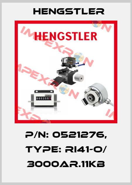 p/n: 0521276, Type: RI41-O/ 3000AR.11KB Hengstler