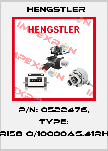 p/n: 0522476, Type: RI58-O/10000AS.41RH Hengstler