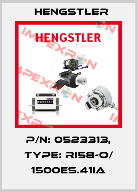 p/n: 0523313, Type: RI58-O/ 1500ES.41IA Hengstler