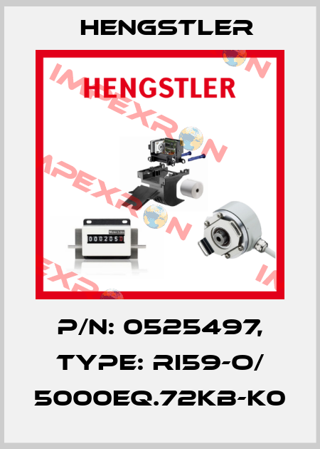 p/n: 0525497, Type: RI59-O/ 5000EQ.72KB-K0 Hengstler