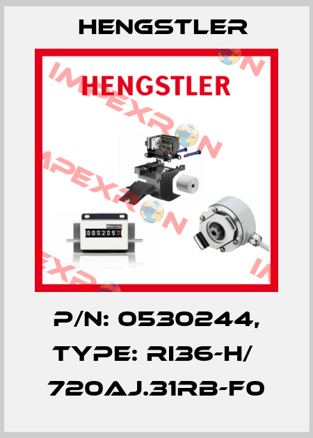 p/n: 0530244, Type: RI36-H/  720AJ.31RB-F0 Hengstler