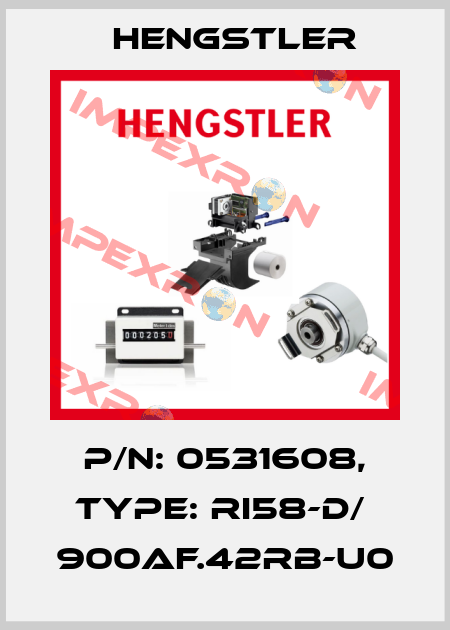 p/n: 0531608, Type: RI58-D/  900AF.42RB-U0 Hengstler