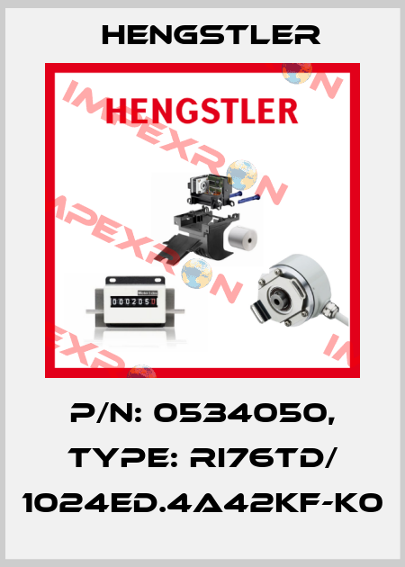 p/n: 0534050, Type: RI76TD/ 1024ED.4A42KF-K0 Hengstler