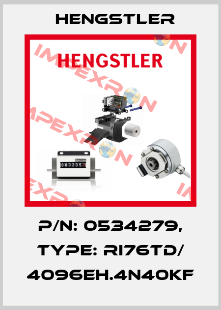 p/n: 0534279, Type: RI76TD/ 4096EH.4N40KF Hengstler