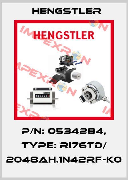 p/n: 0534284, Type: RI76TD/ 2048AH.1N42RF-K0 Hengstler