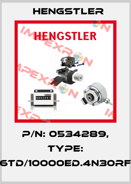 p/n: 0534289, Type: RI76TD/10000ED.4N30RF-F0 Hengstler