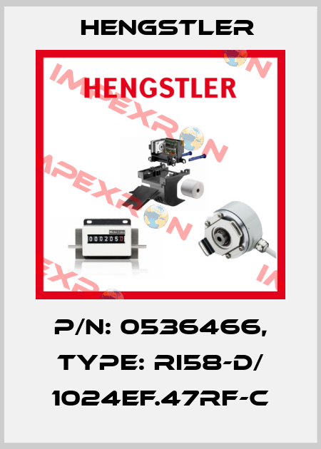 p/n: 0536466, Type: RI58-D/ 1024EF.47RF-C Hengstler