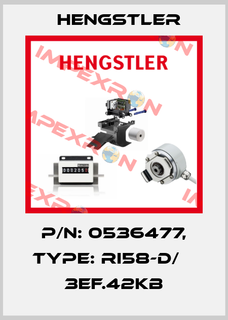 p/n: 0536477, Type: RI58-D/    3EF.42KB Hengstler