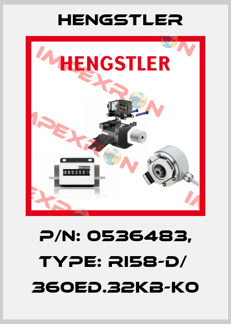 p/n: 0536483, Type: RI58-D/  360ED.32KB-K0 Hengstler