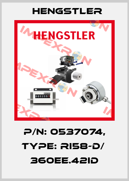 p/n: 0537074, Type: RI58-D/  360EE.42ID Hengstler