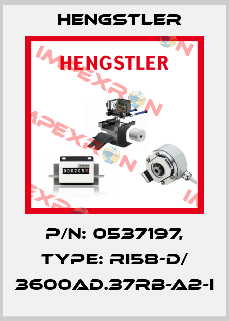 p/n: 0537197, Type: RI58-D/ 3600AD.37RB-A2-I Hengstler