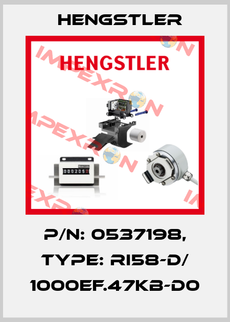 p/n: 0537198, Type: RI58-D/ 1000EF.47KB-D0 Hengstler