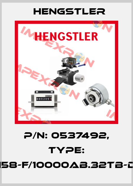 p/n: 0537492, Type: RI58-F/10000AB.32TB-D0 Hengstler