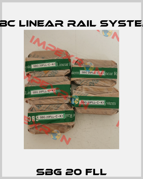 SBG 20 FLL SBC Linear Rail System