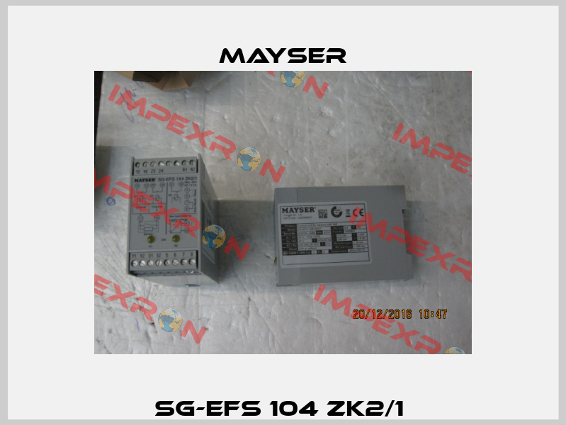 SG-EFS 104 ZK2/1  Mayser