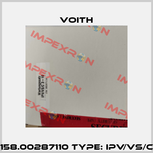p/n: 158.00287110 type: IPV/VS/C 3-10 Voith