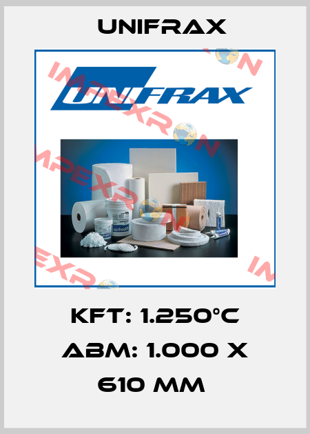 KFT: 1.250°C ABM: 1.000 X 610 MM  Unifrax