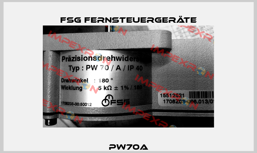 PW70A FSG Fernsteuergeräte