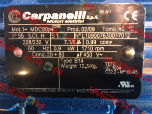 MDC80P4 Carpanelli