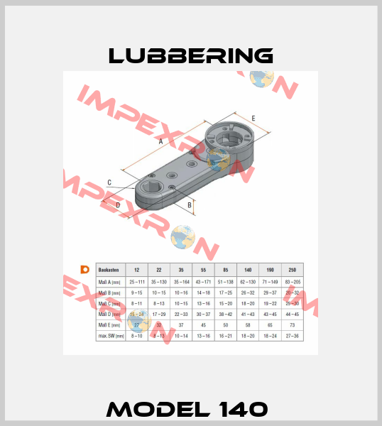 Model 140  Lubbering