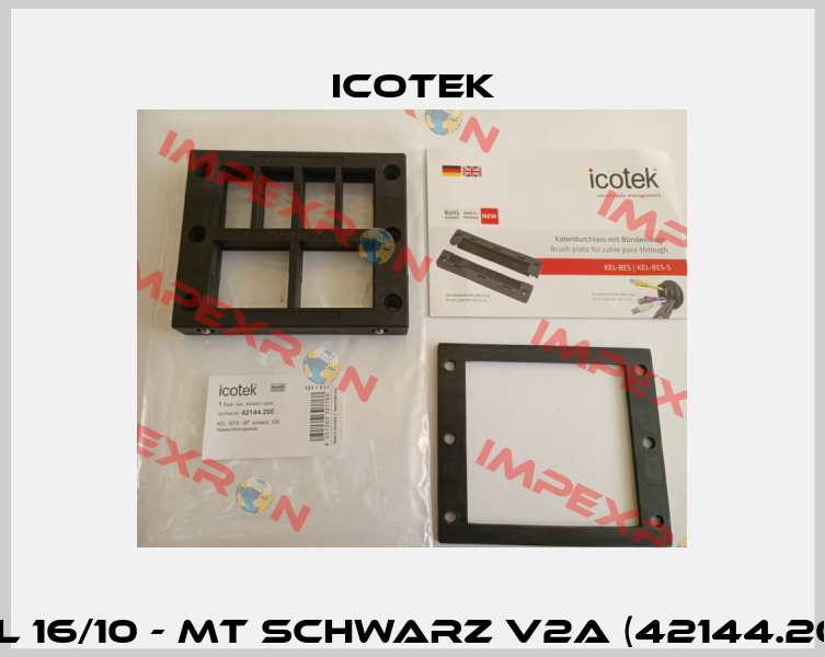 KEL 16/10 - MT schwarz V2A (42144.200) Icotek
