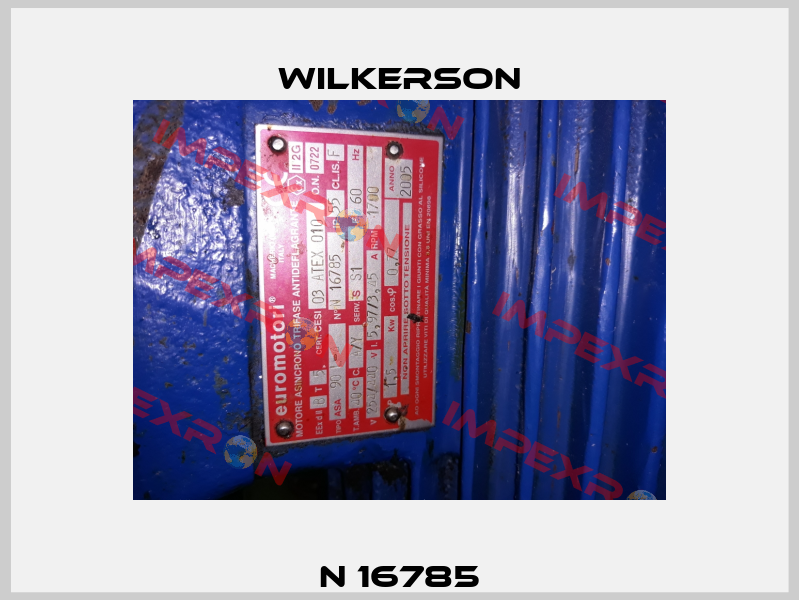 N 16785 Wilkerson