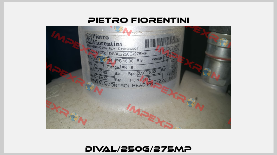 DIVAL/250G/275MP Pietro Fiorentini