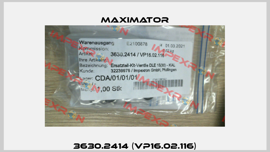 3630.2414 (VP16.02.116) Maximator