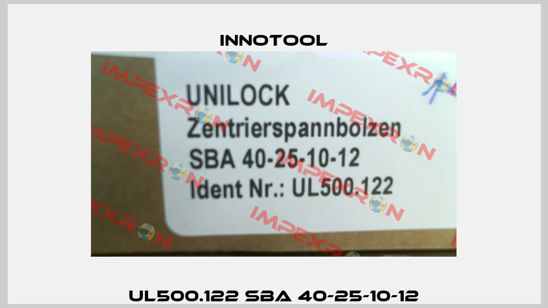 UL500.122 SBA 40-25-10-12 INNOTOOL