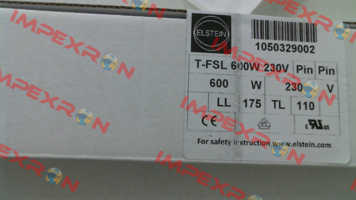 T-FSL 600 W 230 V Elstein