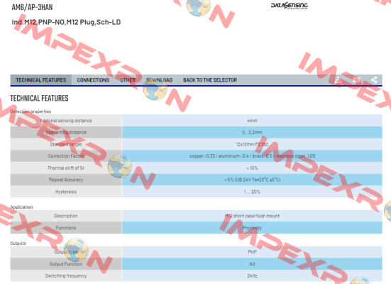 AM6/AP-3HAN Micro Detectors / Diell