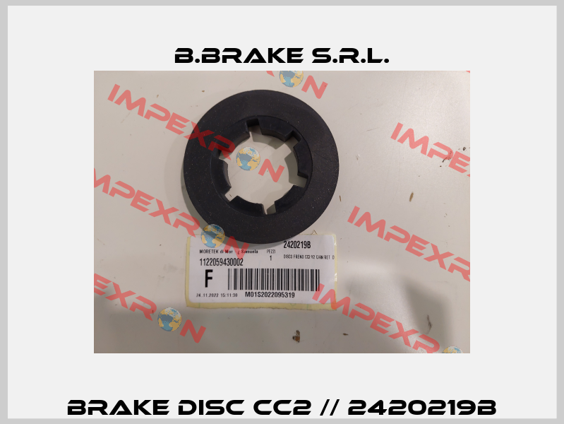 BRAKE DISC CC2 // 2420219B B.Brake s.r.l.
