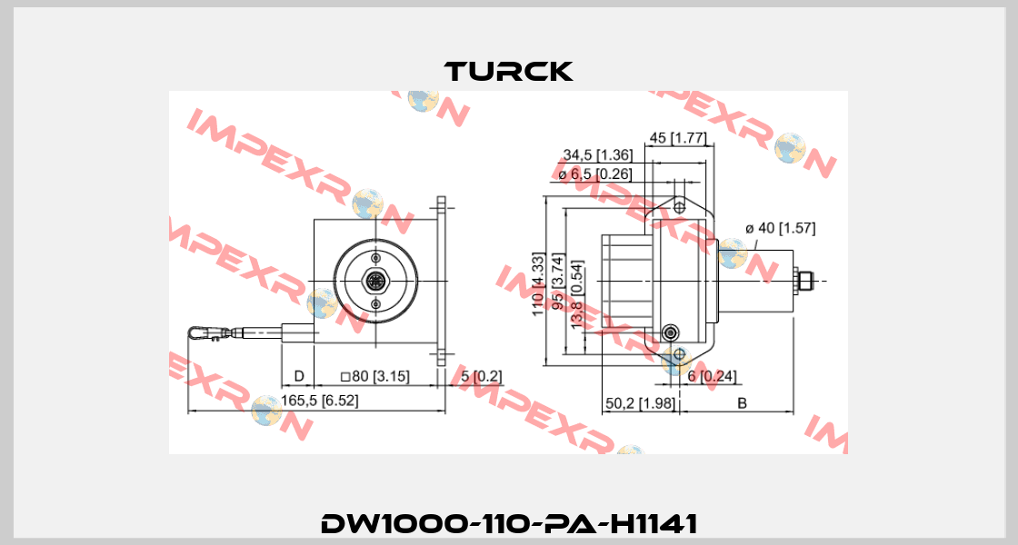 DW1000-110-PA-H1141 Turck