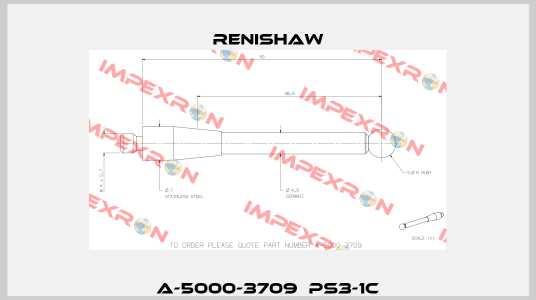 A-5000-3709  PS3-1C Renishaw