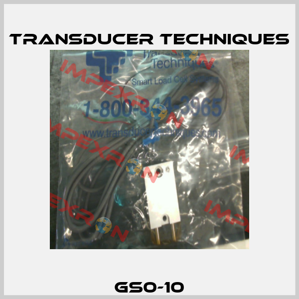 GS0-10 Transducer Techniques
